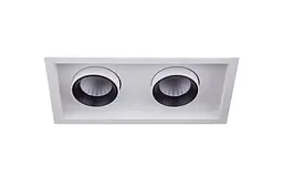 Точковий світильник MJ-Light M005 2X10W WH+BK 3000K - мініатюра 2