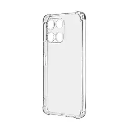 Прозрачный чехол для Honor X6a с защитой камеры и усиленными бортами, тонкий, силиконовый, бесцветный, ударопрочный, противоударный бампер с закрытой камерой, ArmorStandart (ARM71057)