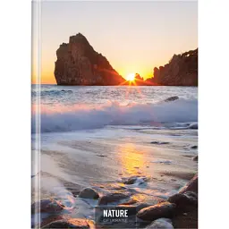 Блокнот Optima Nature of Ukraine: море А4, тверда обкладинка, 96 аркушів, клітинка (O20378-10)