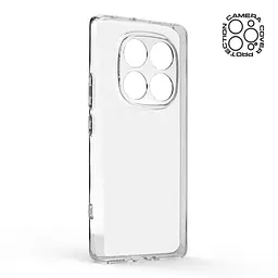 Прозрачный чехол для Xiaomi Redmi Note 14 Pro 5G Poco X7 5G с защитой камеры, тонкий, силиконовый, бесцветный, ударопрочный, противоударный бампер с закрытой камерой, ArmorStandart (ARM79717) - мініатюра 2
