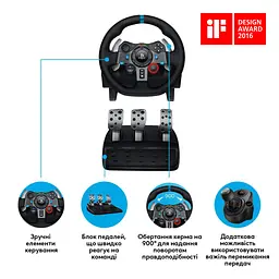 Кермо Logitech G29 Driving Force (941-000112) - мініатюра 6
