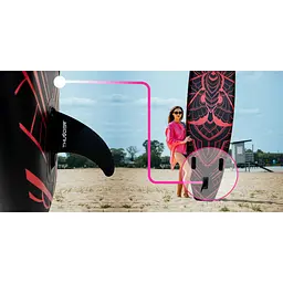 Надувна дошка SUP THUNDER COAST MOTH 320 см з веслом - мініатюра 5