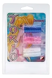 Набір насадок на пеніс You2Toys OrionTokio Sleeves 3 шт. мульти - мініатюра 8