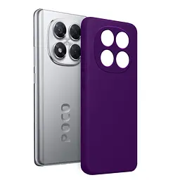 Чохол MAKE Xiaomi Redmi Note 14 Pro 5G/Poco X7 Silicone Deep Purple - мініатюра 5