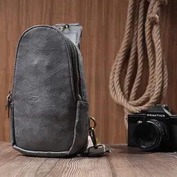 Модна сумка через плече в модному кольорі з екошкіри Vintage 13х23х7 см sum0026983 - мініатюра 10