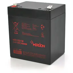 Акумуляторна батарея MERLION HR1221W, 12V 5Ah ( 90 х 70 х 100 (105) )