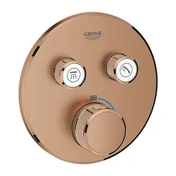 Термостат прихованого монтажу з двома кнопками управління Grohe Grohtherm SmartControl 29119DL0, Теплый закат