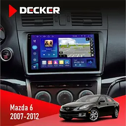 Штатна магнітола Mazda 6 (GH) 2007-2012 Decker D9-009 4x64, DSP, 4G, 2k Decker (НФ-00008293)