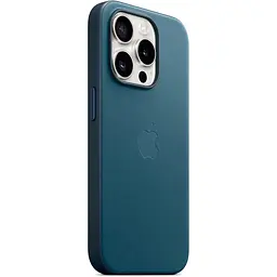 Чохол Apple FineWoven Case with MagSafe для iPhone 15 Pro Pacific Blue (MT4Q3ZM/A) [92957] - мініатюра 2