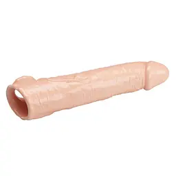 Насадка на пеніс Pretty Love Extension Penis Sleeve, 26 см (тілесний) - мініатюра 5