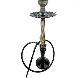 Кальян KARMA HOOKAH 3.0 Line Turquoise (Craft Black) - мініатюра 2