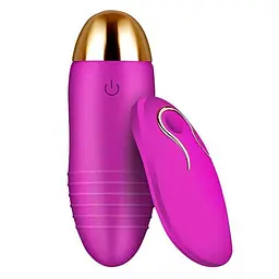 Віброяйце з дистанційним керуванням USB Фіолетове