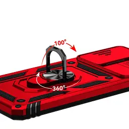 Панель BeCover Military для Samsung Galaxy A13 4G SM-A135 Red (707395) - мініатюра 4