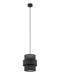 Світильник підвісний, люстра TK Lighting 5306 Calisto E27 1x15W IP20 чорний
