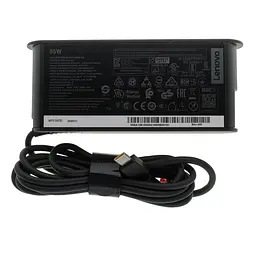 Блок живлення для ноутбука LENOVO TYPE-C 95W Чорний SLIM OVALE - мініатюра 3