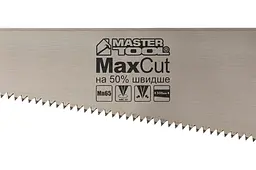 Ножівка ручна MasterTool по дереву 500 мм 4T х 1" подвійне заточування - мініатюра 2