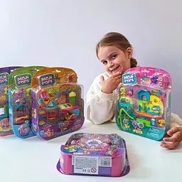 Дитячий ігровий набір Moji Pops Littlest Pet Shop "Вечірка" PMPSB216IN40 в асортименті, аксесуари та 2 фігурки - мініатюра 4