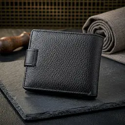Чоловічий гаманець ST Leather 18316 (ST114) чорний шкіряний - мініатюра 4