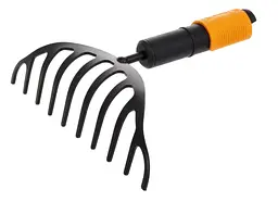 Граблі для прибирання клумб і чагарникових зон Fiskars QuikFit 135501 (1000651) (насадка)