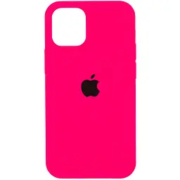 Силиконовый противоударный чехол-накладка для Apple iPhone 12 mini, панель с защитой всего корпуса, софт-тач, electric pink, ArmorStandart (ARM57255)