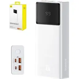 Зовнішній акумулятор Baseus Star-Lord Digital Display для ноутбуків 20000mAh 65W P10022906213-00 білий - мініатюра 4