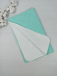 Пелюшки дитячі a.l.babybox Горох патріотичний 50х80 см 3 шт. Різнокольоровий (NA 18169991) - мініатюра 7