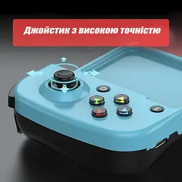 Bluetooth Джойстик для Телефону Геймпад для Смартфону Gamepad Бездротовий Ігровий Контролер для iOS андроїд, Чорний - мініатюра 5