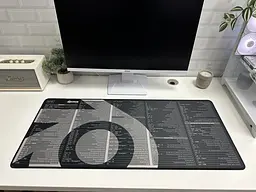 Великий килимок для мишки WorkPlaceShop Поєднання клавіш Blender 1000 x 500 мм - мініатюра 9