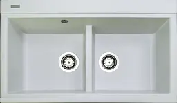 Кухонна мийка Adamant Similar 885x505x230 білий 367223, Білий