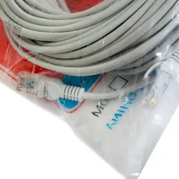 Кабель Ethernet LAN Cat 5E "HX" Білий провід для роутера 20 м патч корд кабель RJ-45 - мініатюра 7