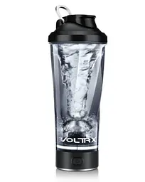 Шейкер спортивний електричний VOLTRX VortexBoost 600 мл Tritan Black (Vortex_Black) - мініатюра 1