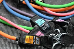 Набір трубчастих еспандерів PowerPlay PP-4102 Expander Set 5 шт (до 35 кг.) (PP-4102_5set) - мініатюра 8