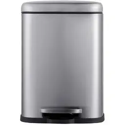 Відро для сміття Mixxus Premium Style-TC0305 SS Color з плавним закриттям прямокутне 5 л нержавійка (MI7060) 