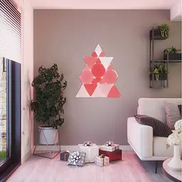 Розумна система освітлення Nanoleaf Shapes Triangles Starter Kit 9шт [80701] - мініатюра 3