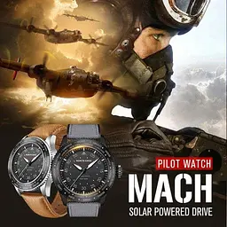 Чоловічий водостійкий наручний годинник North Edge Mach (Коричневі) - мініатюра 8