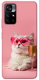 Чохол Demsky Pinky cat для Xiaomi Poco M4 Pro 5G