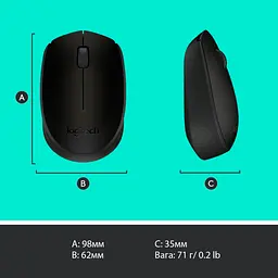 Мишка Logitech M171 Black (910-004424) - мініатюра 9