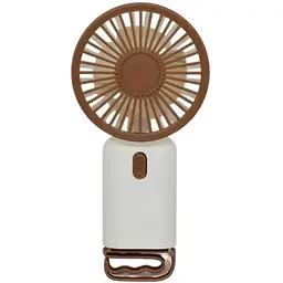 Портативний міні-вентилятор Multi Fan RL-07 акумуляторний USB Коричневий