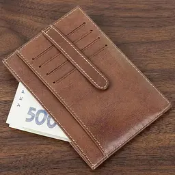 Кредитниця Tony Perotti Italico 1203 cognac (90507) Коньячна - мініатюра 2