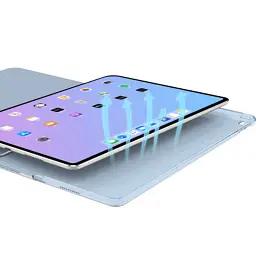 Чохол до планшета BeCover Tri Fold Hard Apple iPad mini 6 2021 Light Blue (706856) - мініатюра 3