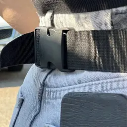 Сумка бананка поясна для пробіжок, спортивна сумка на пояс Сіра - мініатюра 4