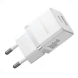 Зарядний пристрій Baseus Palm Fast Charger Type-C+USB 30W white (P1011160A213-00) - мініатюра 3