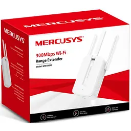 Ретранслятор Wi-Fi сигналу MERCUSYS MW300RE N300 ext. ant x3 MERCUSYS MW300RE 6576436 - мініатюра 4