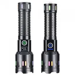 Ліхтар ручний Coba CB-G62-TG акумуляторний з режимом zoom 1x26650/3xAAA Type-C FLUORESCENCE - мініатюра 3