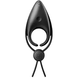 Ерекційне віброкільце-ласо з регулюванням розміру Satisfyer Sniper Black