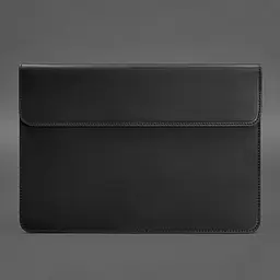Шкіряний чохол-конверт BlankNote на магнітах для MacBook 13 Чорний Crazy Horse - мініатюра 4