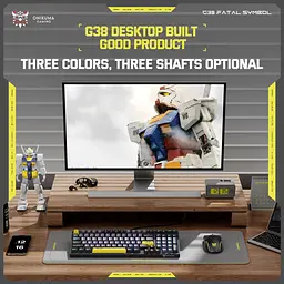 Клавіатура Onikuma ігрова бездротова G-28 Pro з RGB підсвіткою для ПК і ноутбука Bluetooth 2.4GHz до 300 годин - мініатюра 8