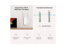 Підсилювач Wi-Fi Mercusys ME12 - мініатюра 3