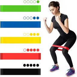 Фітнес-гумки RC Fitness rubber bands 5 шт + чохол (kz190) - мініатюра 4