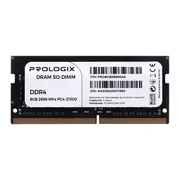 Модуль пам'ятi SO-DIMM 8GB/2666 DDR4 Prologix (PRO8GB2666D4S)